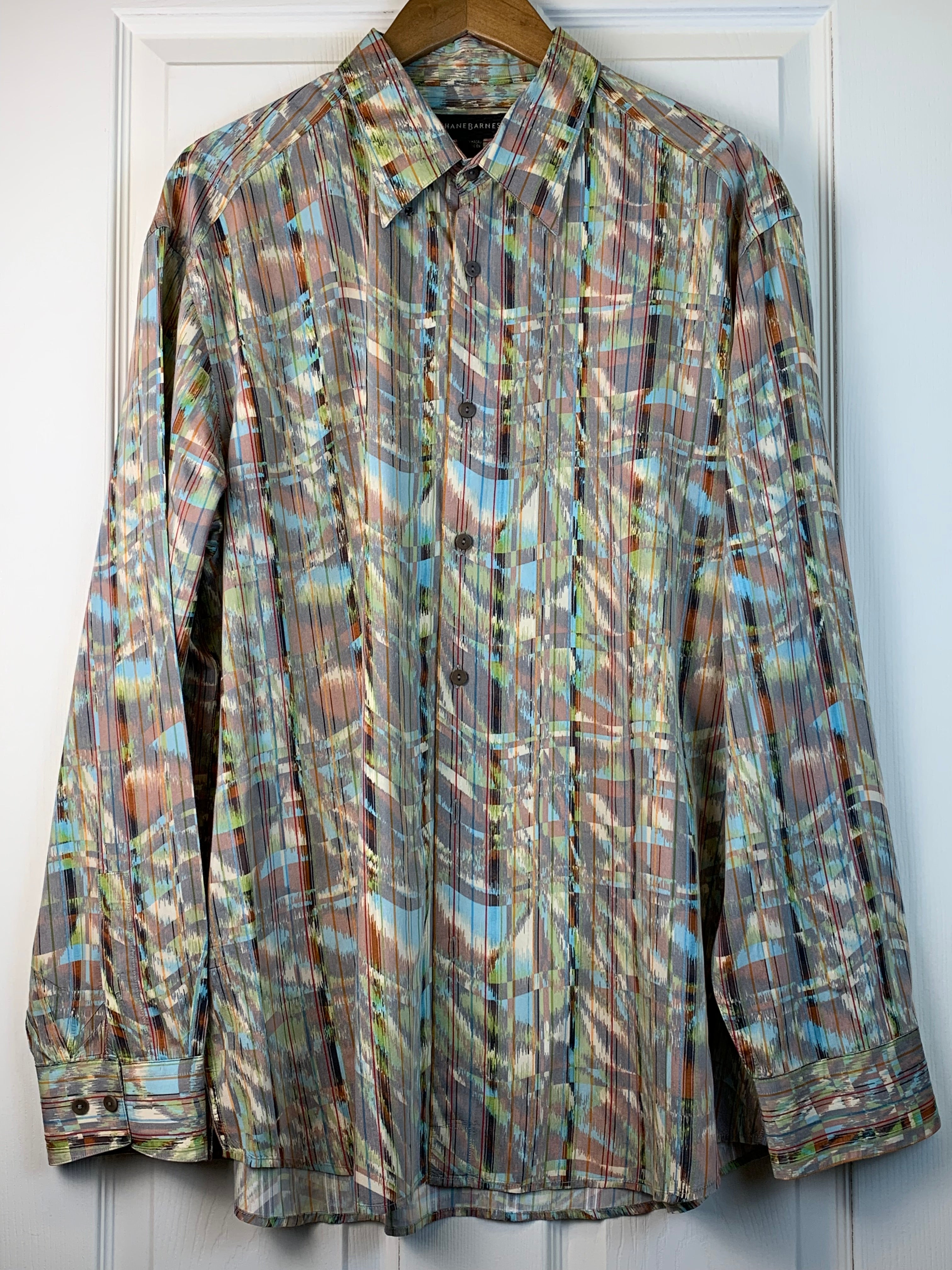 Jhane Barnes Men's Long Sleeve Shirt - NEW - XL