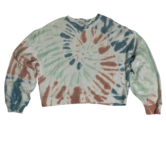 Z Supply Women's Tie-Dye Cropped Sweatshirt - Pre-Owned - Medium