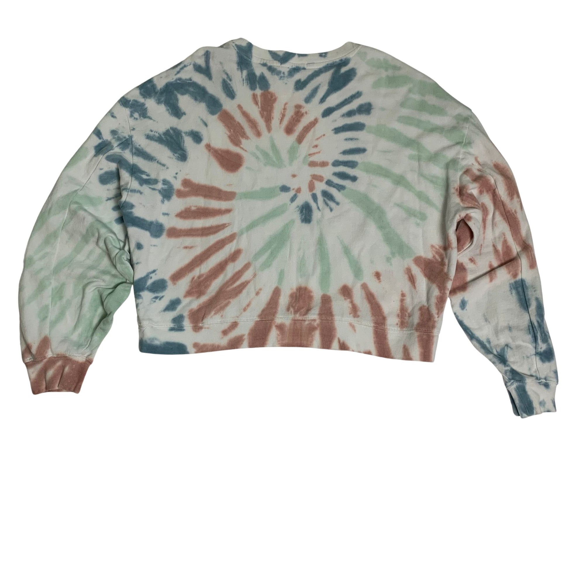 Z Supply Women's Tie-Dye Cropped Sweatshirt - Pre-Owned - Medium