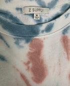 Z Supply Women's Tie-Dye Cropped Sweatshirt - Pre-Owned - Medium