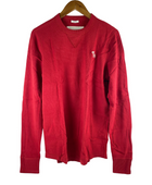 Abercrombie & Fitch Men's Red Fleece Shirt - NEW - 2XL