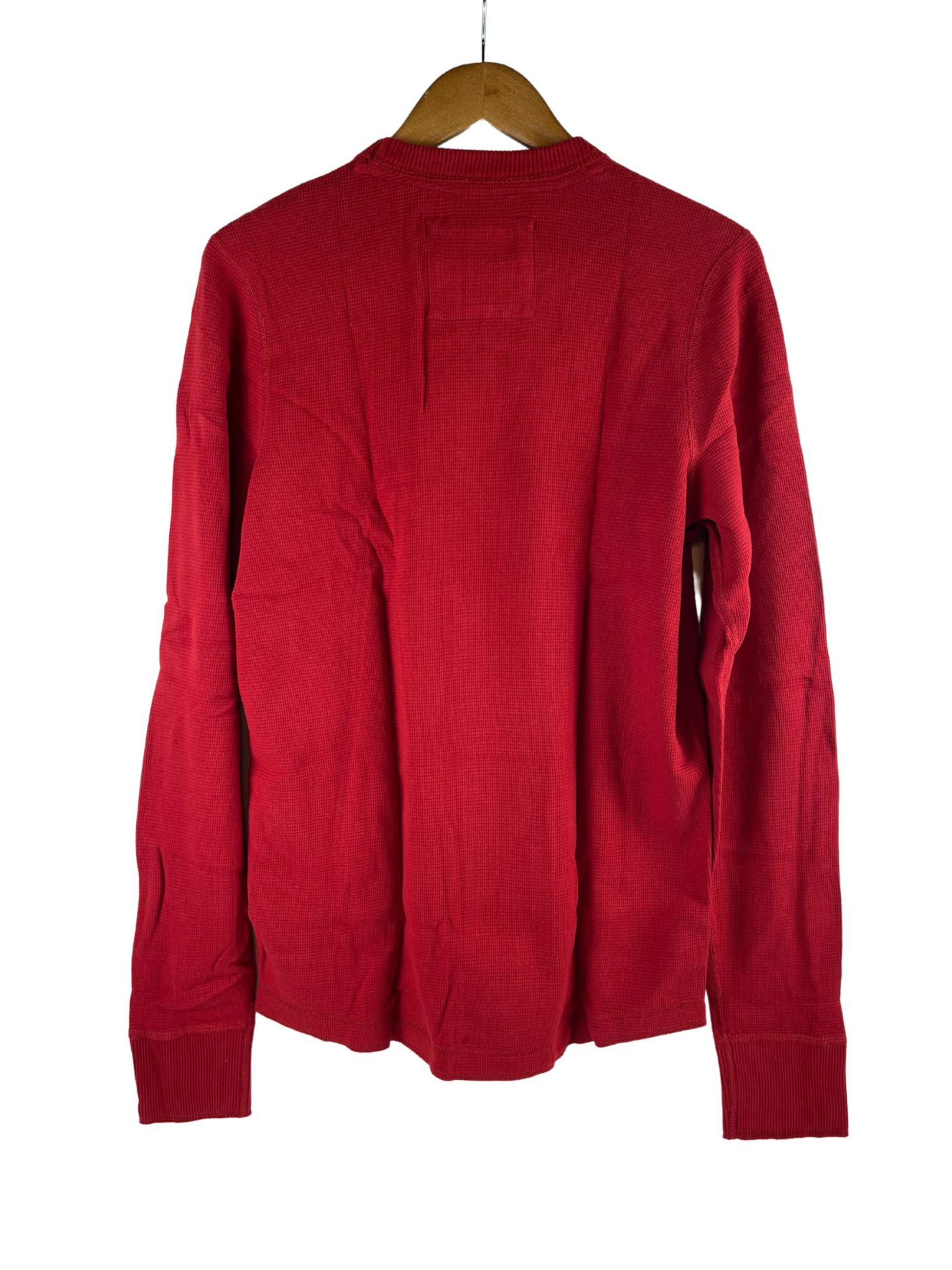 Abercrombie & Fitch Men's Red Fleece Shirt - NEW - 2XL