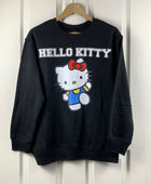 Hello Kitty Women's Black Sweatshirt - NEW - Small