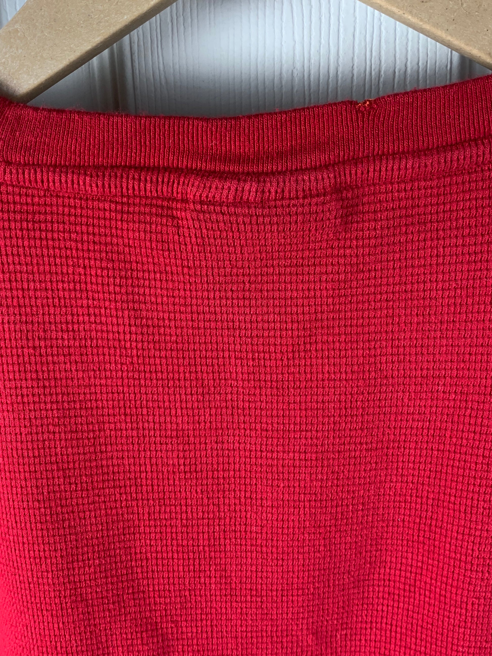Polo Ralph Lauren Men's Long Sleeve Red Polo Shirt - Pre-Owned - XL