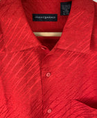 Jhane Barnes Men's Red Short Sleeve Shirt - NEW - XL / TG