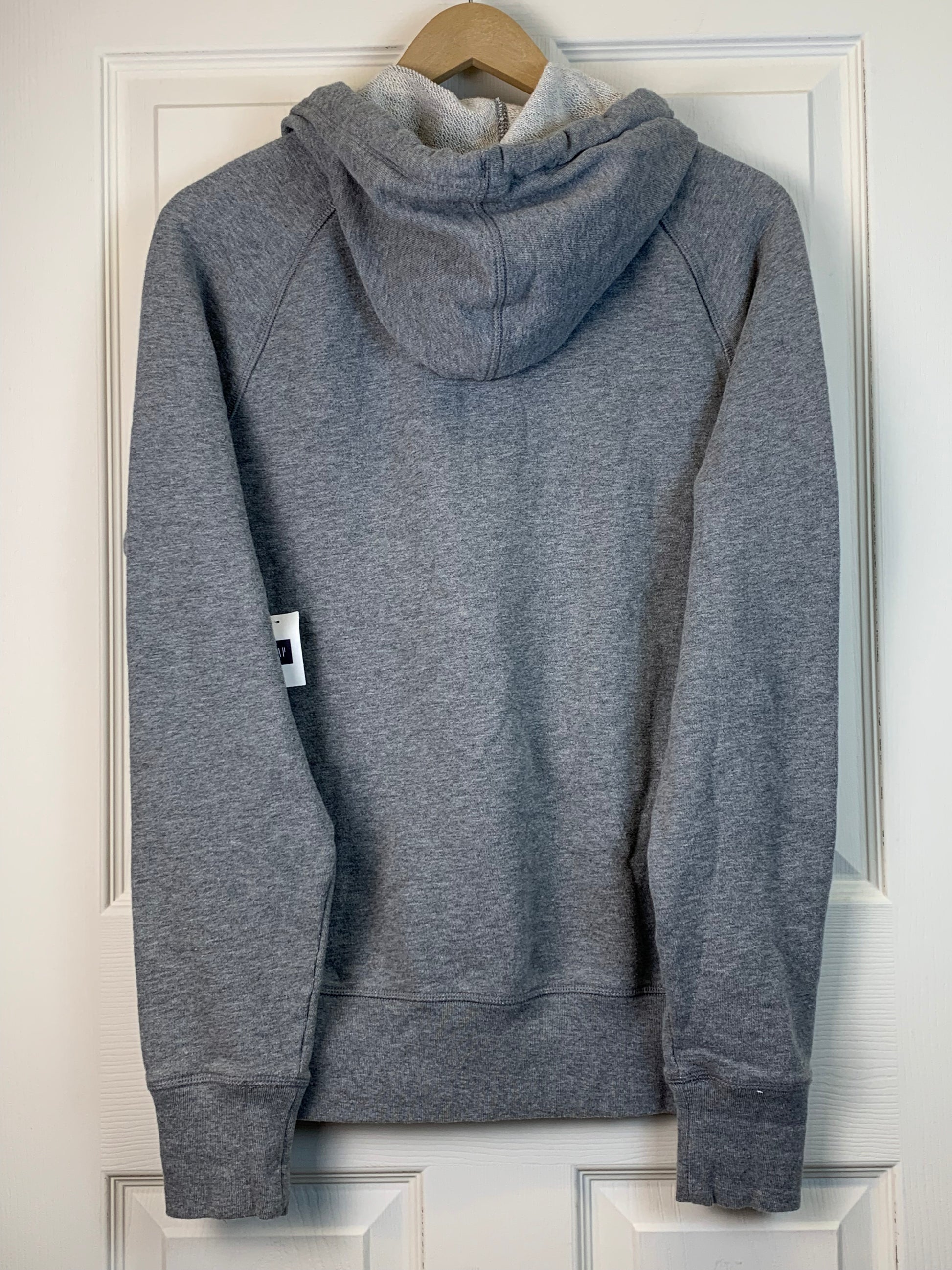 GAP Men's Zippered Gray Hoodie - NEW - Medium