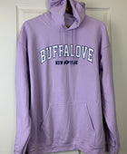 Buffalove Women's Lilac Long Sleeve Sweatshirt - NEW - Large