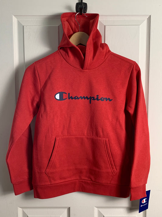 Champion Kids Eclipse Red Hoodie - NEW - Medium (10 / 12)