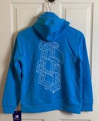 Champion Kids Light Blue Hoodie - NEW - Medium