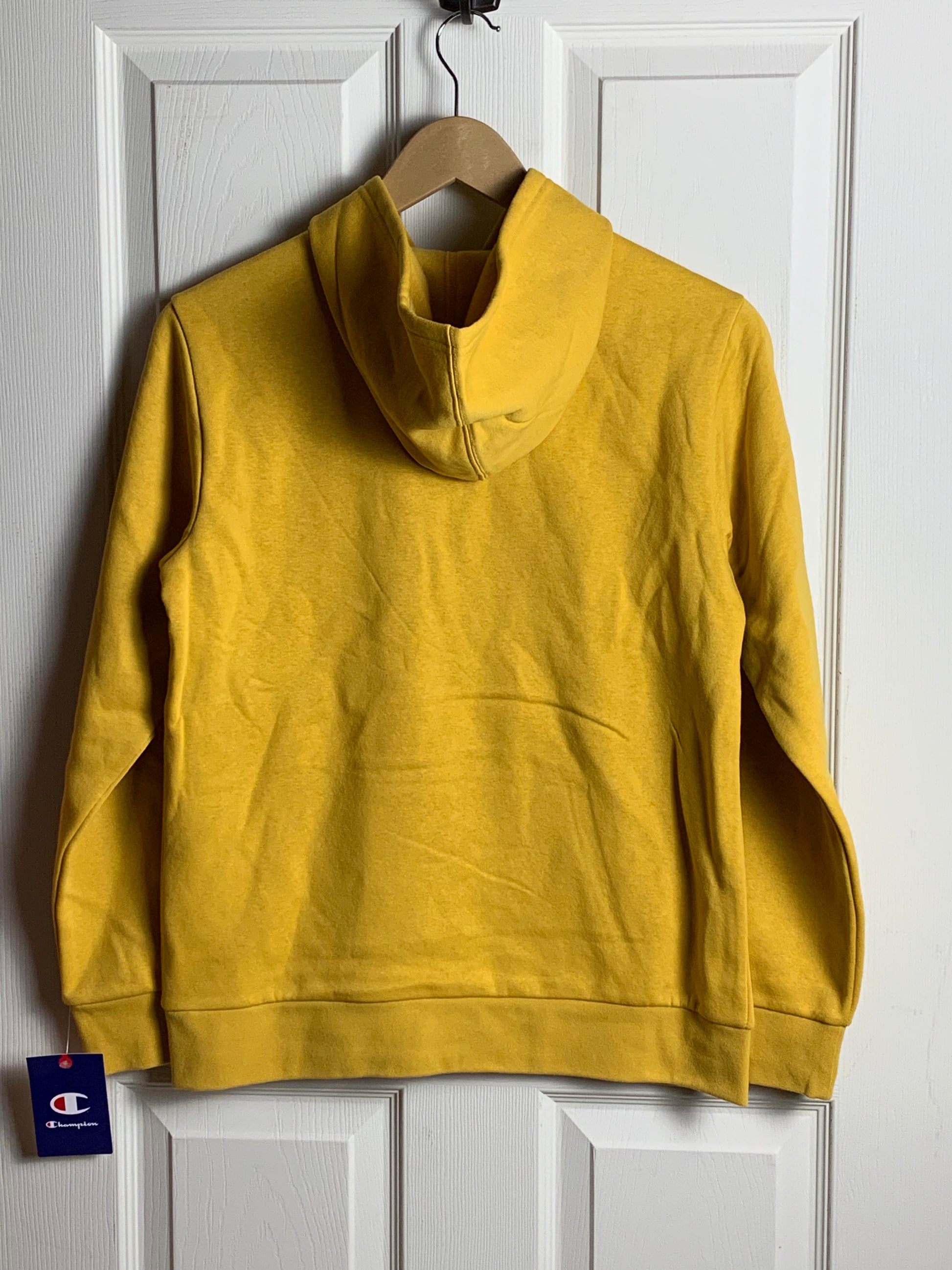 Champion Kids Yellow Long Sleeved Hoodie - NEW - Large